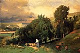 Hillside at Etretet by George Inness